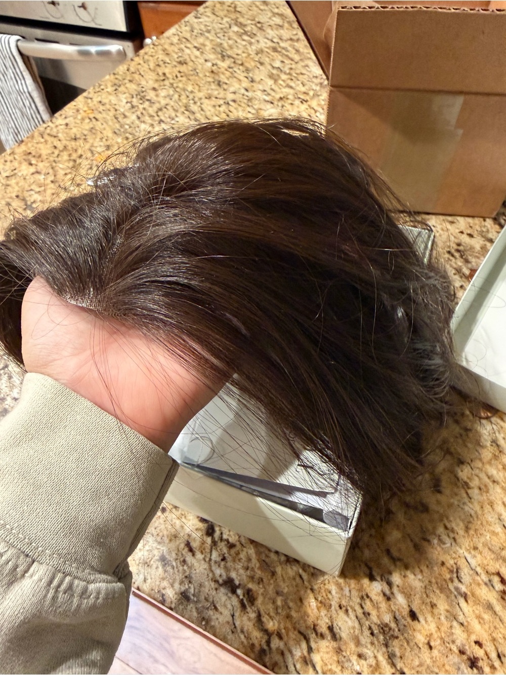 EasiPart Medium HD 12 inch | Monofilament Synthetic Hair Topper by Jon Renau